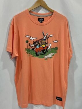 Hustle Gang Peach Short Sleeve Tee